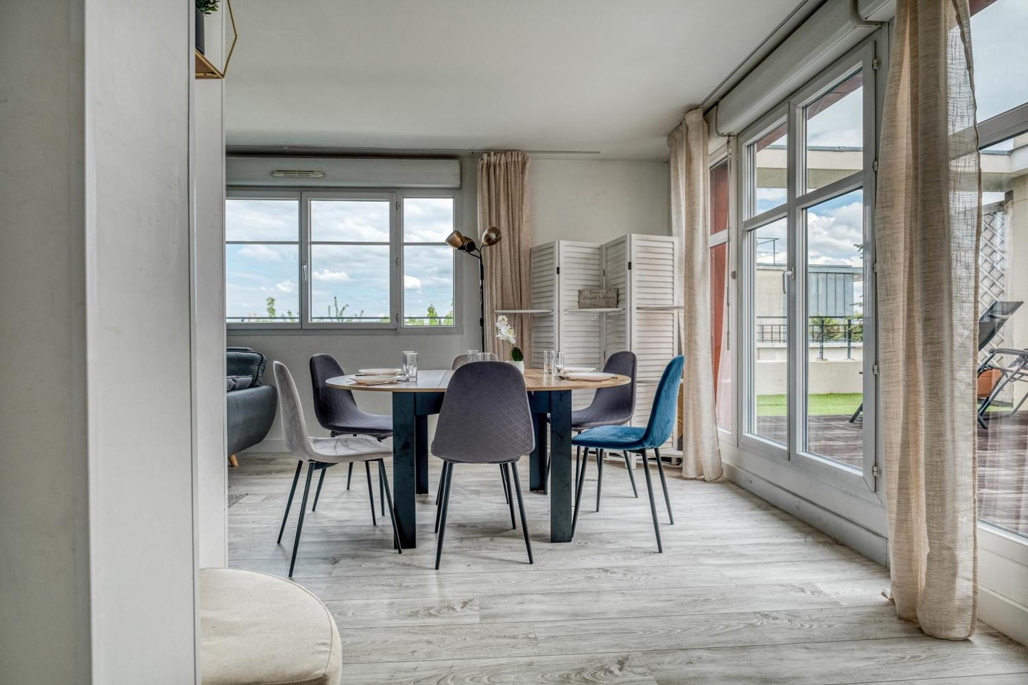 Appartement Family Terrasse 6-7Pers Proche Disney Et Gare Montévrain Exterior foto